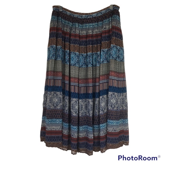 ⭐️ 2/$20 Bonworth Vintage Boho Peasant Maxi Skirt - Picture 2 of 10